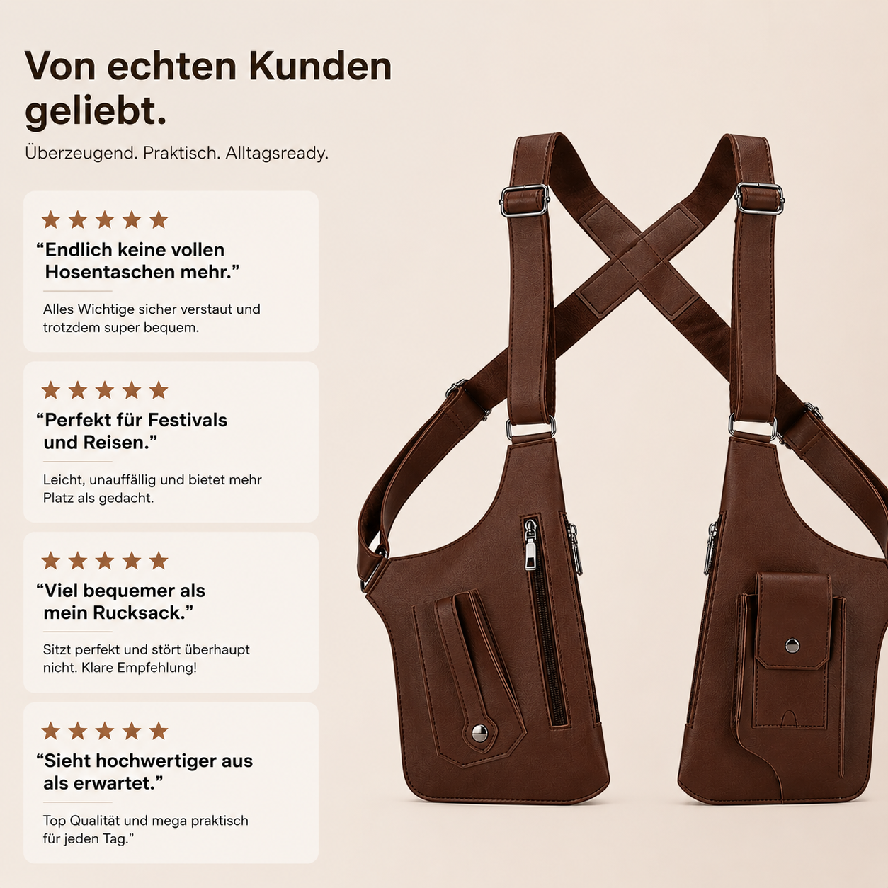 CarryVest – Brusttasche