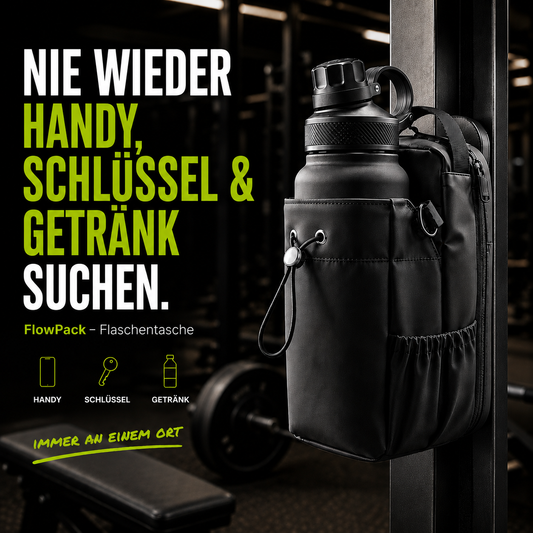 FlowPack – Magnetische Flaschentasche