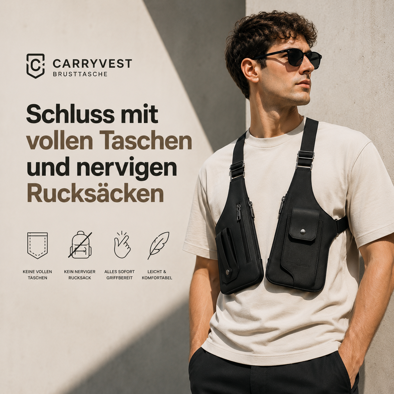 CarryVest – Brusttasche